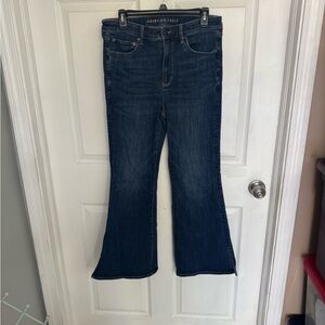 American Eagle Outfitters Dark Blue Flare Jeans